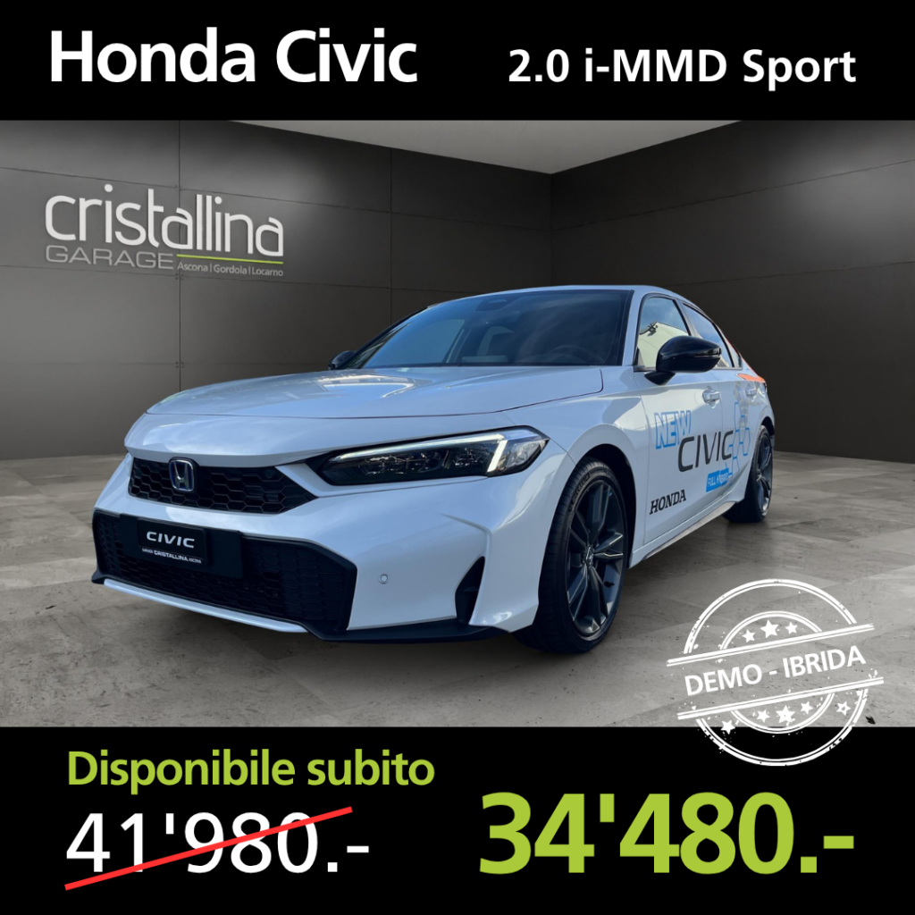 Garage Cristallina Auto demo Honda Civic 2