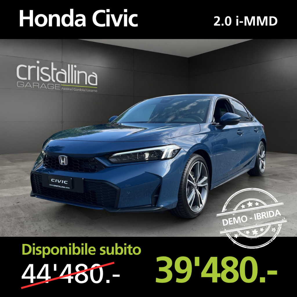 Garage Cristallina Auto demo Honda Civic 3