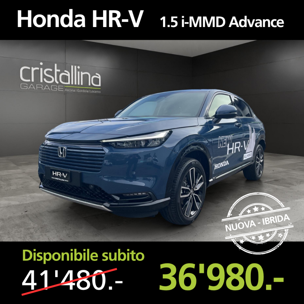 Garage Cristallina Auto demo Honda HRV 1