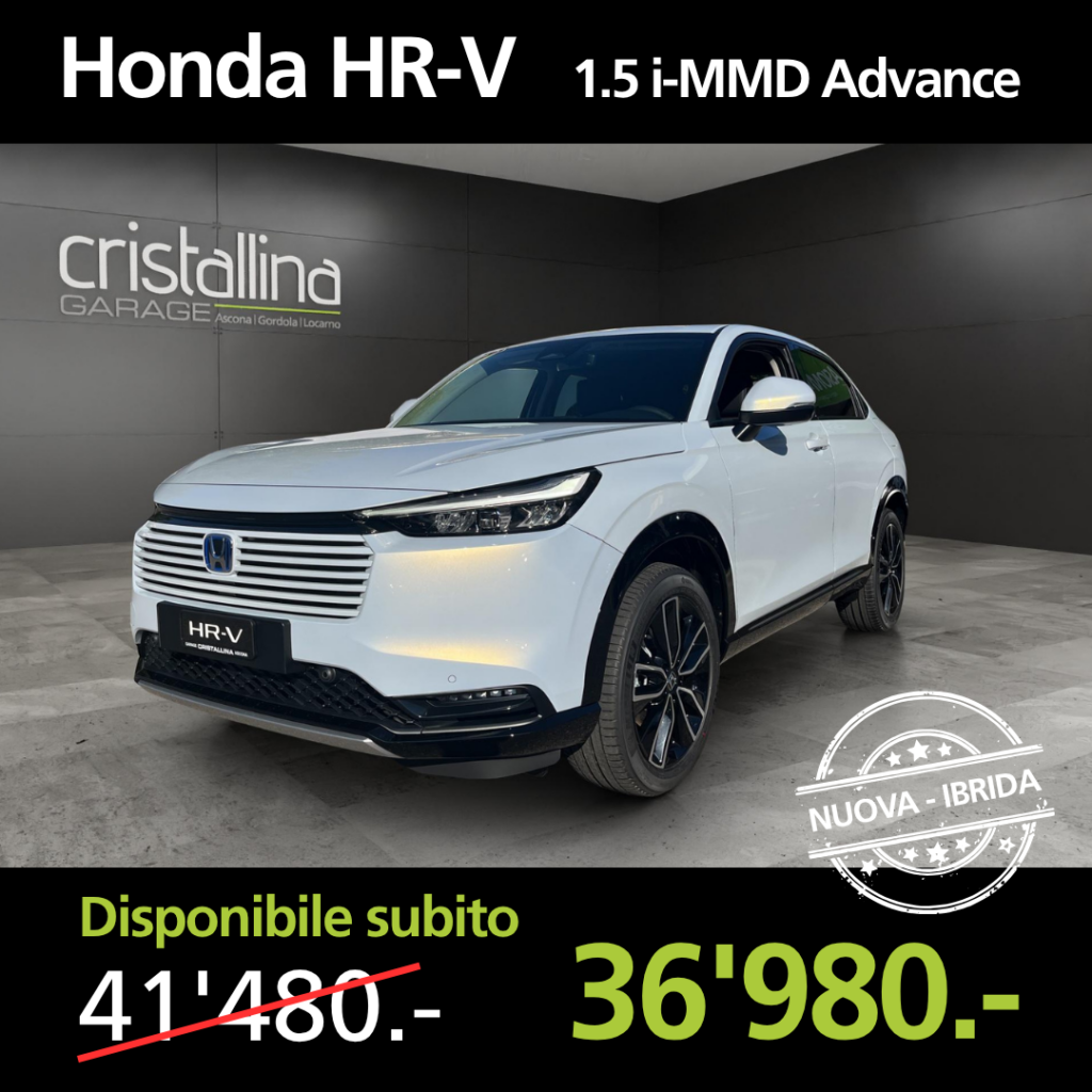 Garage Cristallina Auto demo Honda HRV 2