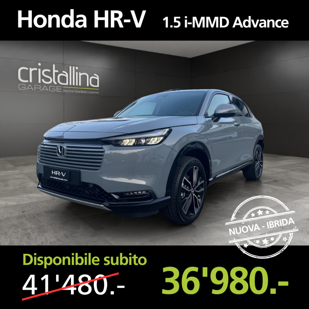 Garage Cristallina Auto demo Honda HRV 3