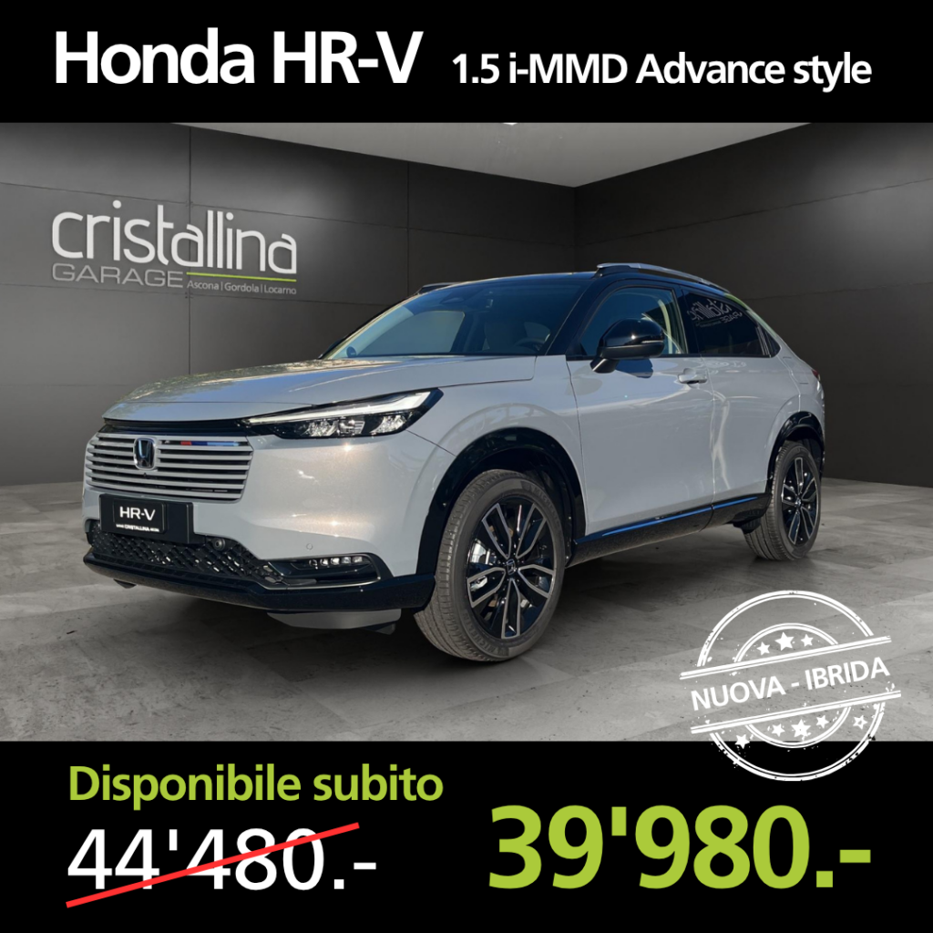 Garage Cristallina Auto demo Honda HRV 4