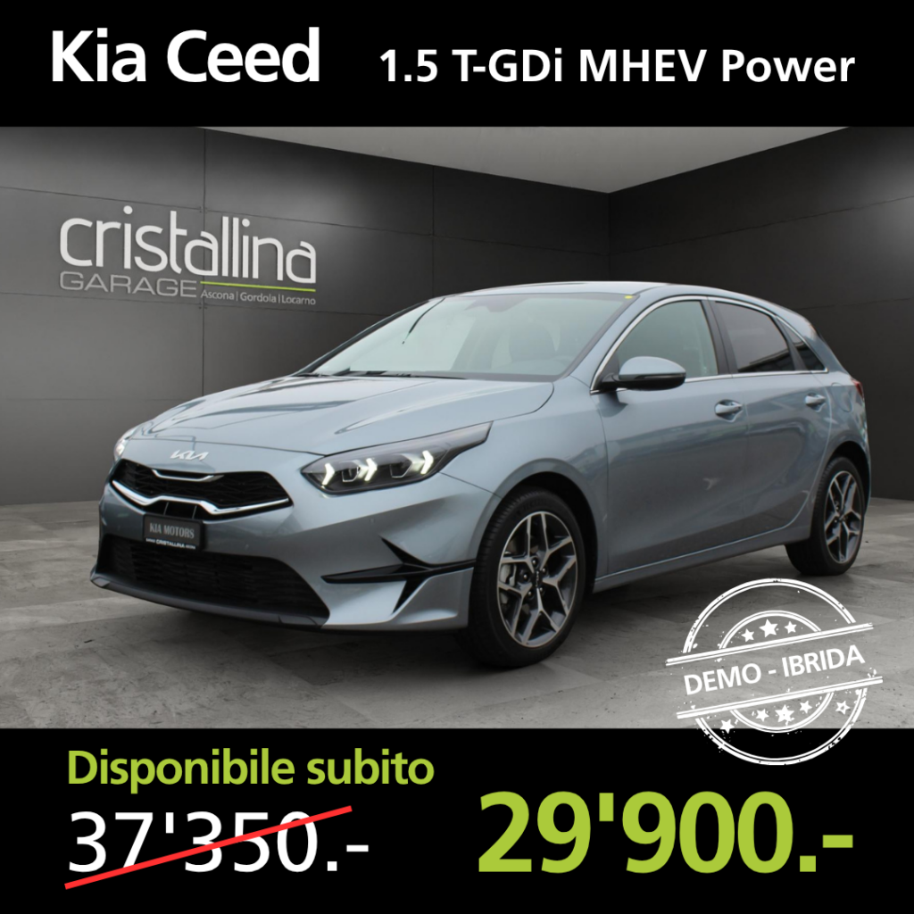 Garage Cristallina Auto demo Kia Ceed