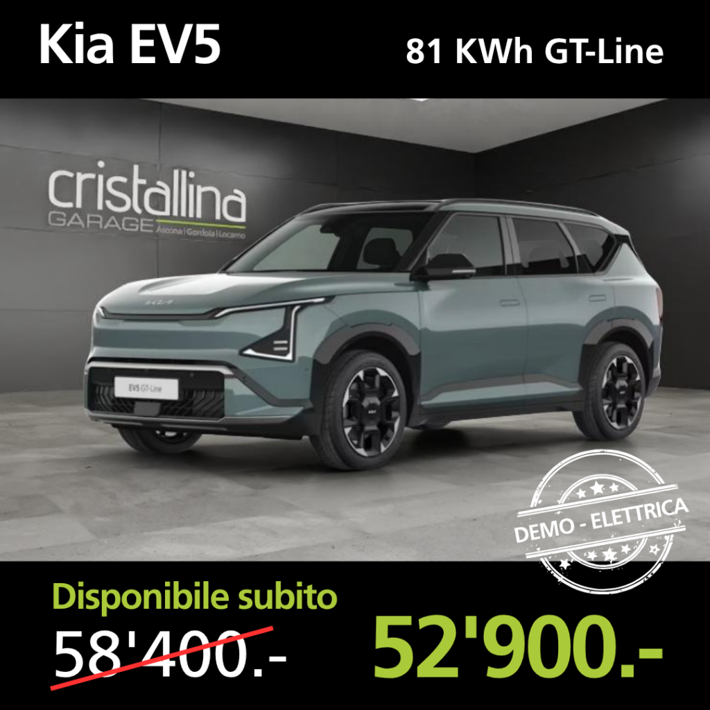 Garage Cristallina Auto demo Kia EV5