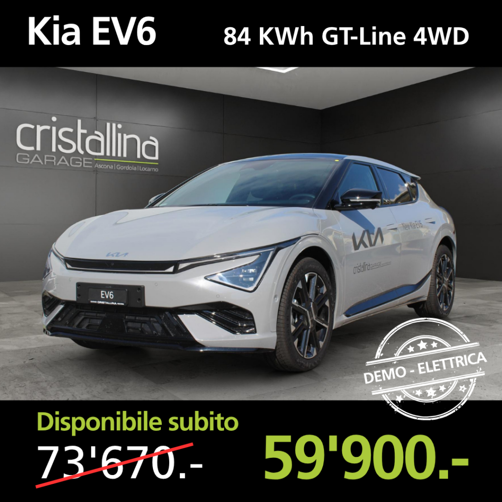 Garage Cristallina Auto demo Kia EV6