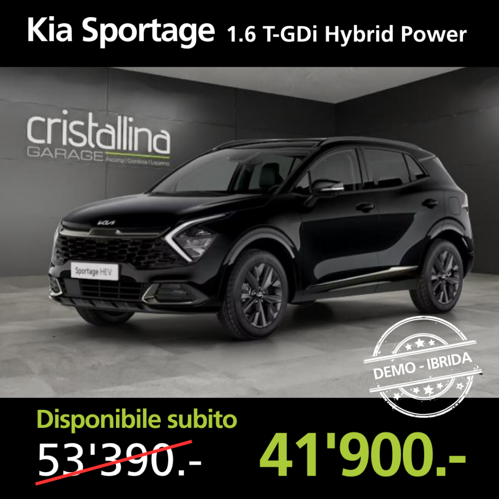 Garage Cristallina Auto demo Kia Sportage 1