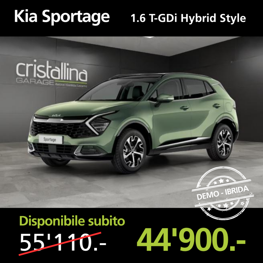 Garage Cristallina Auto demo Kia Sportage 4