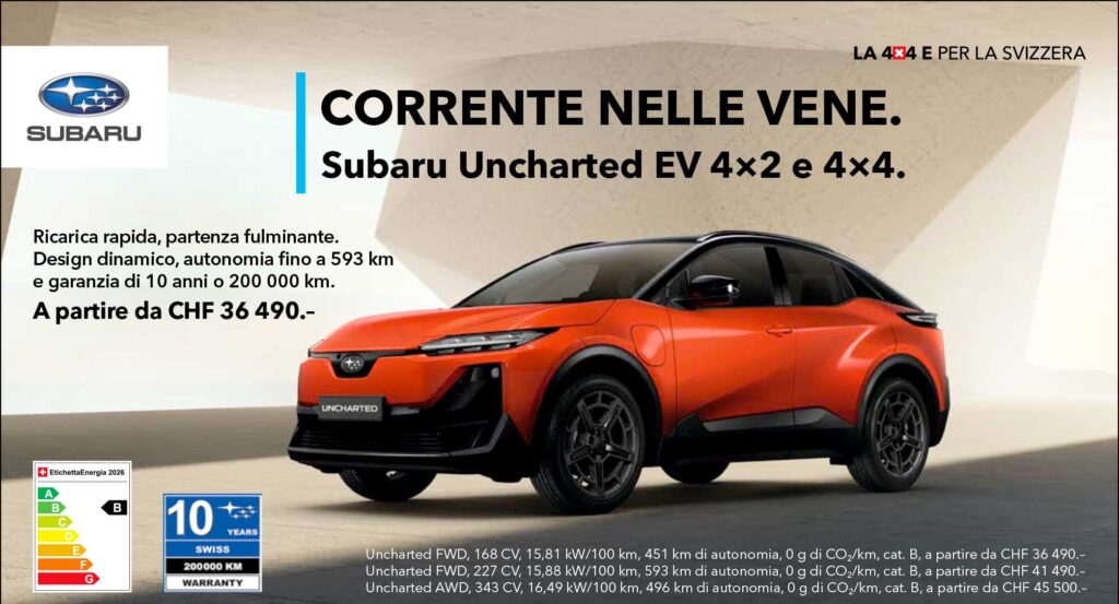 Subaru Uncharted disclaimer